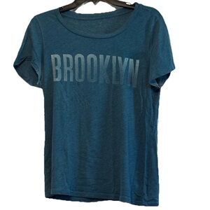 ‼️SOLD‼️ American Eagle Outfitters 🦅 Teal “BROOKLYN” Favorite Tee Shirt.